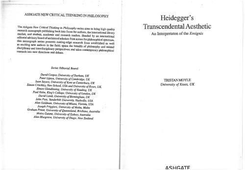 Heidegger's Transcendental Aesthetic