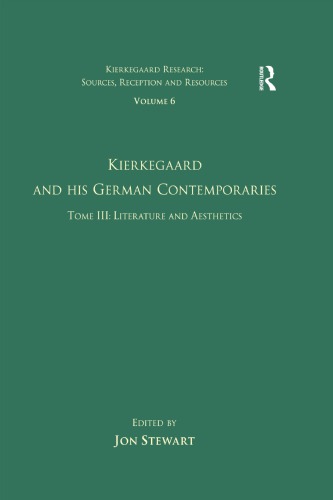 Kierkegaard and His German Contemporaries