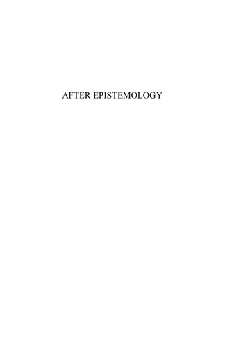 After Epistemology