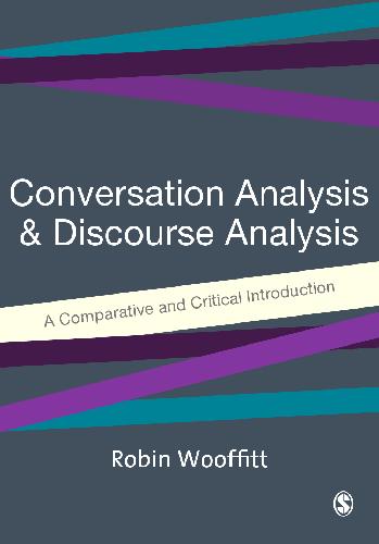 Conversation Analysis and Discourse Analysis