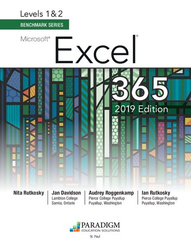 Benchmark Series: Microsoft Excel 365 Levels 1 and 2