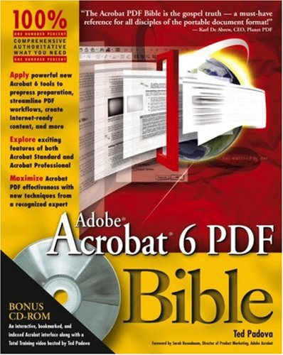 Adobe Acrobat 6 PDF Bible [With CDROM]