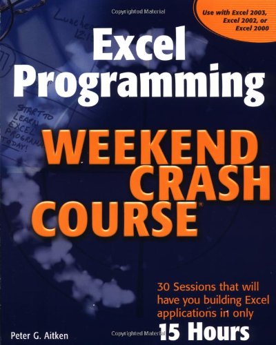 Excel Programming Weekend Crash Course