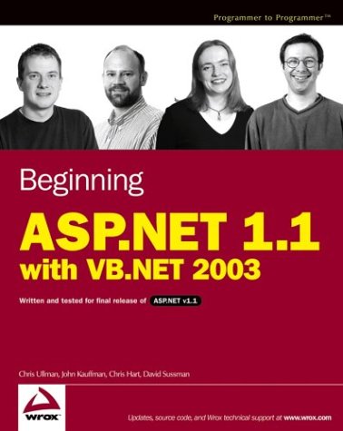 Beginning ASP.NET 1.1 with VB.NET