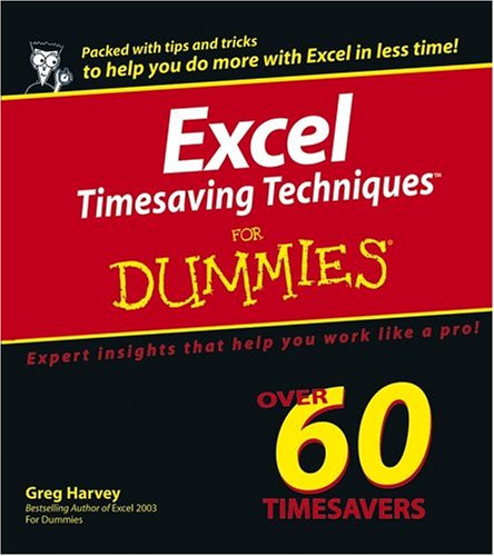 Excel Timesaving Techniques For Dummies