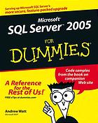 Microsoft SQL Server 2005 For Dummies