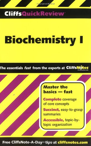 CliffsQuickReview Biochemistry I (Cliffs Quick Review (Paperback))