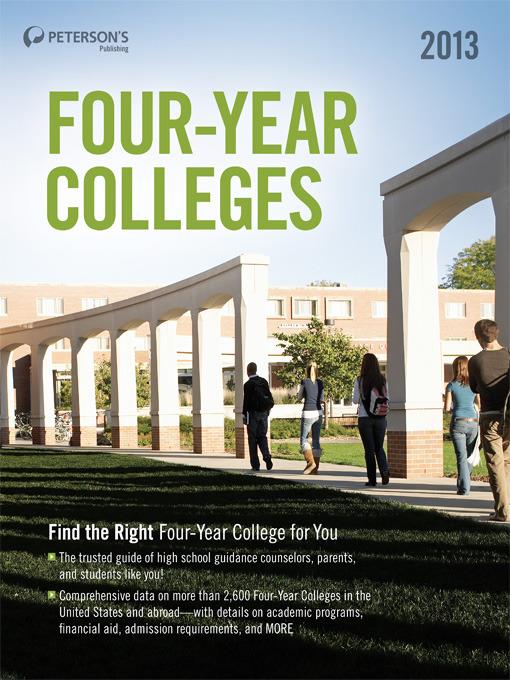 Four-Year Colleges 2013
