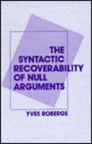 The Syntactic Recoverability of Null Arguments