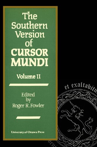 The Southern Version of Cursor Mundi, Vol. II