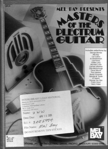 Mel Bay Presents Masters of the Plectrum Guitar