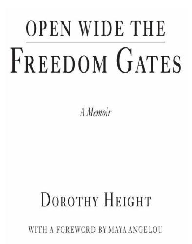 Open Wide the Freedom Gates