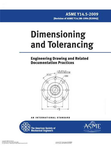Asme Y14.5-2009 Dimensioning and Tolerancing
