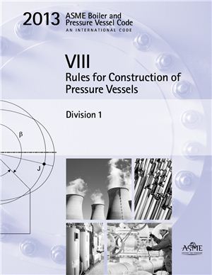 Rules for construction of pressure vessels. Division 1