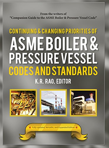 Continuing and Changing Priorities of Asme Boiler &amp; Pressure Vessel Codes and Standards