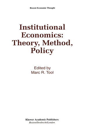 Institutional Economics