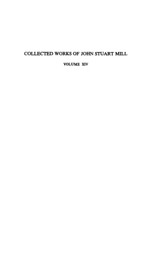 The Later Letters of John Stuart Mill 1849-1873