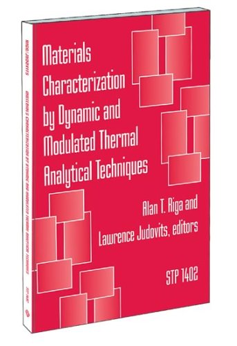 Materials Characterization By Dynamic And Modulated Thermal Analytical Techniques