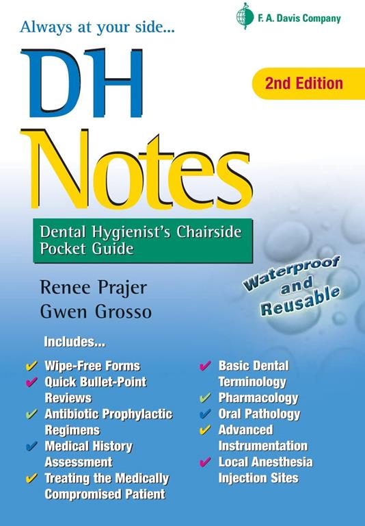 DH Notes: Dental Hygienist's Chairside Pocket Guide
