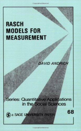 Rasch Models for Measurement