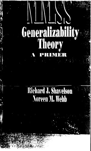 Generalizability Theory