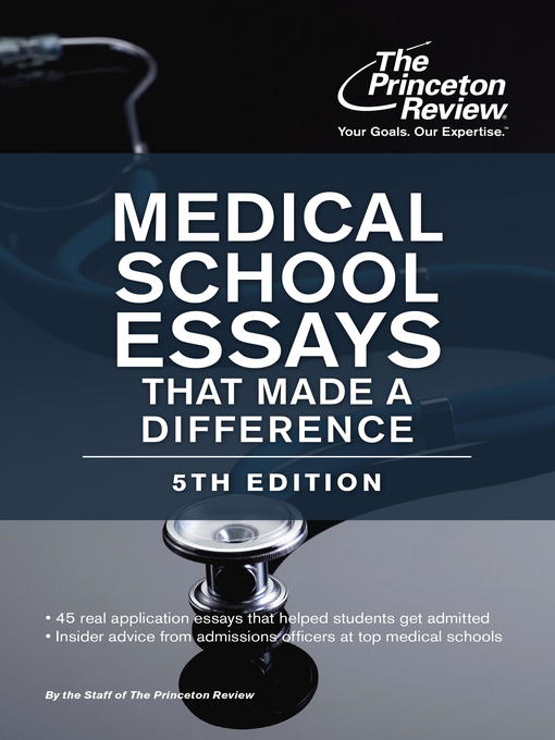 Medical School Essays That Made a Difference