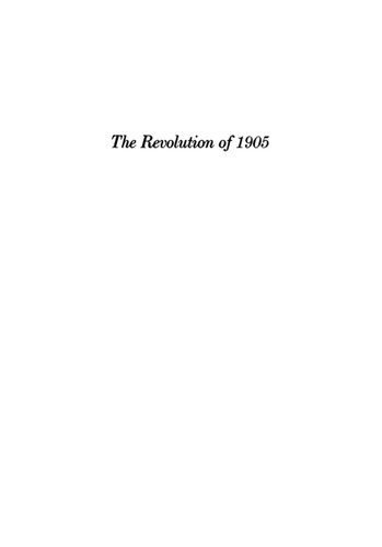 The Revolution of 1905