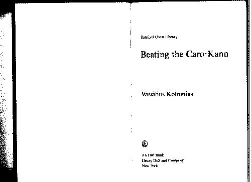 Beating the Caro-Kann