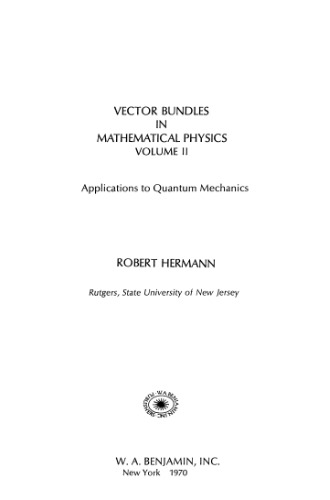 Vector Bundles in Mathematical Physics