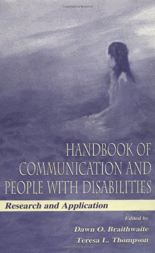 Handbook of Communication and People with Disabilities