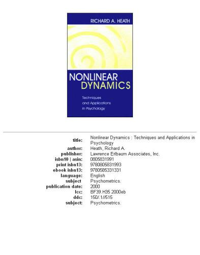 Nonlinear Dynamics