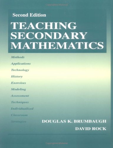 Teaching Secondary Mathematics