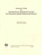 An Introduction to Statistical Concepts for Education and Behavioral Sciences