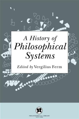 A History of Philosophical Systems