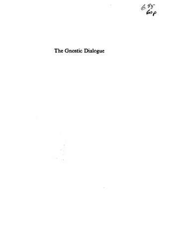 The Gnostic Dialogue