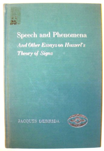 Speech and Phenomena OP