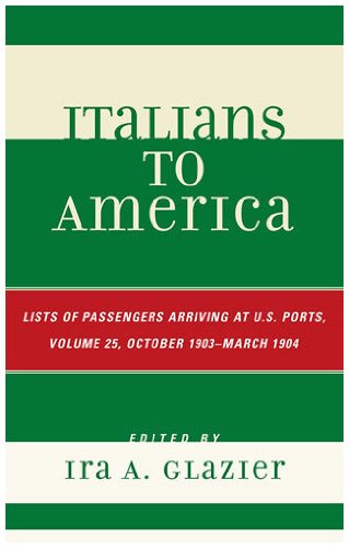 Italians to America, Volume 25