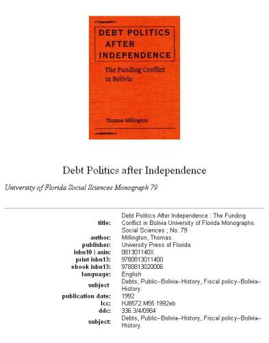 Debt Politics after Independence