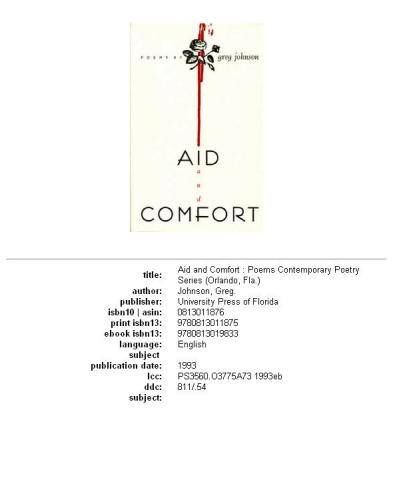 Aid and Comfort