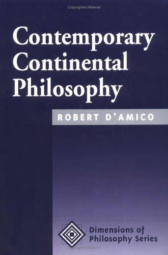 Contemporary Continental Philosophy