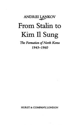 From Stalin to Kim Il Sung