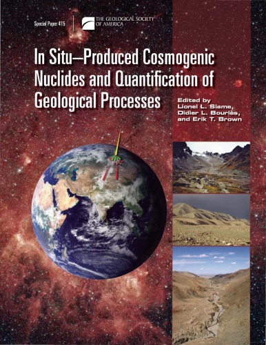 In Situ-Produced Cosmogenic Nuclides and Quantification of Geological Processes