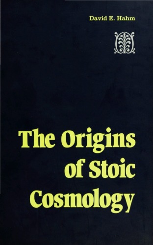 The origins of Stoic cosmology