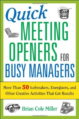 Quick Meeting Openers for Busy Managers