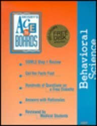 USMLE Step 1 Review, Behavioral Science: Ace The Boards Series