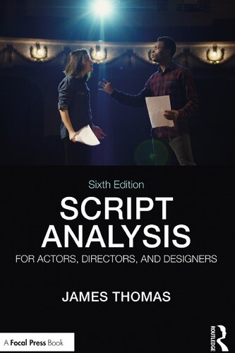 Script Analysis for Actors, Directors, and Designers