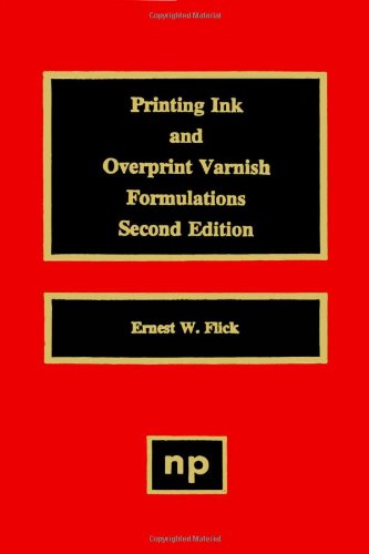 Printing Ink and Overprint Varnish Formulations