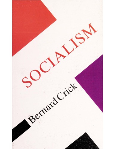 Socialism (Concepts in Social Thought)