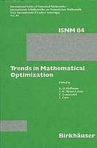 Trends in Mathematical Optimization