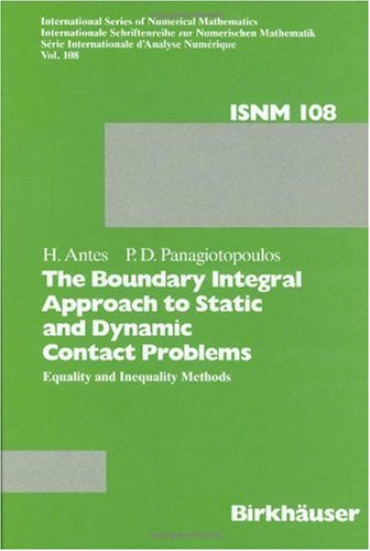 Boundary Integral Approach to Static and Dynamic Contactproble